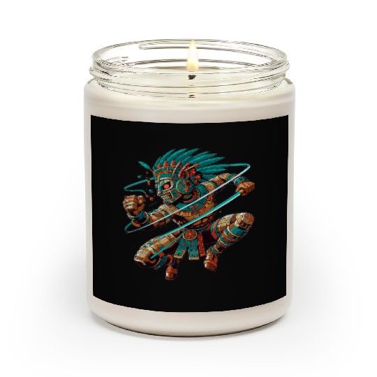 Aztec Warrior - Inca Maya Mayans Scented Candles