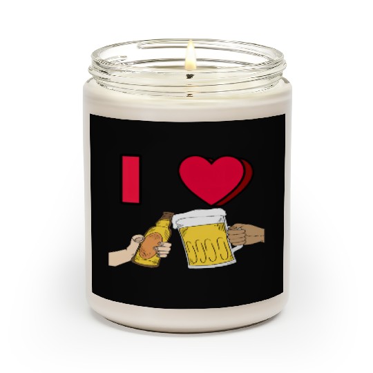 I LOVE BEER #1 Scented Candles