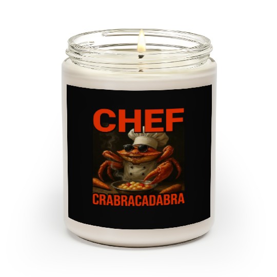 Chef Crabracadabra Scented Candles - Meme Magic Crab Chef