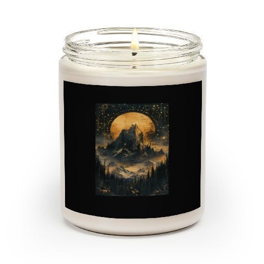 Celestial Mountain Dreamscape Scented Candles