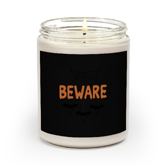 Beware Halloween Scented Candles – Spooky Season Vibes