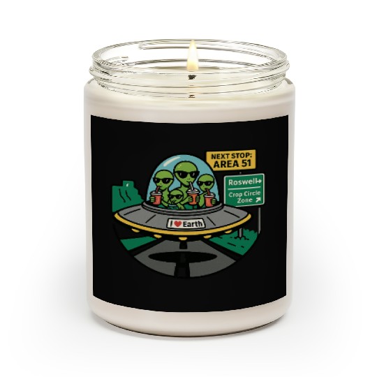 Alien road trip Scented Candles