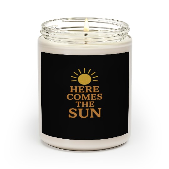 Here Comes the Sun Inspirational Design Scented Candles