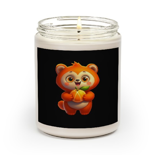 Bear with orange Scented Candles