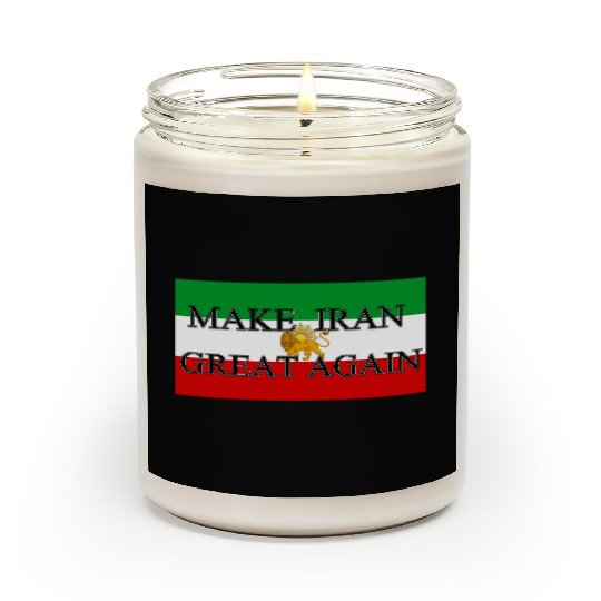 Make IRAN Great Again with Iranian Flag Scented Candles