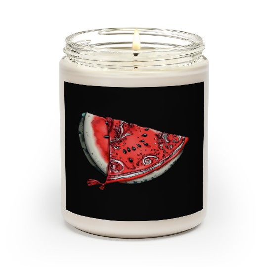 Streetwear Watermelon Slice - Fresh Summer Fruit Scented Candles