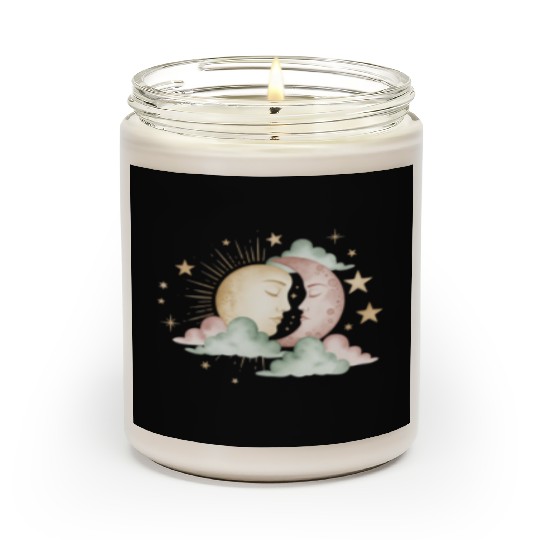 Sun & Moon Embrace Scented Candles design