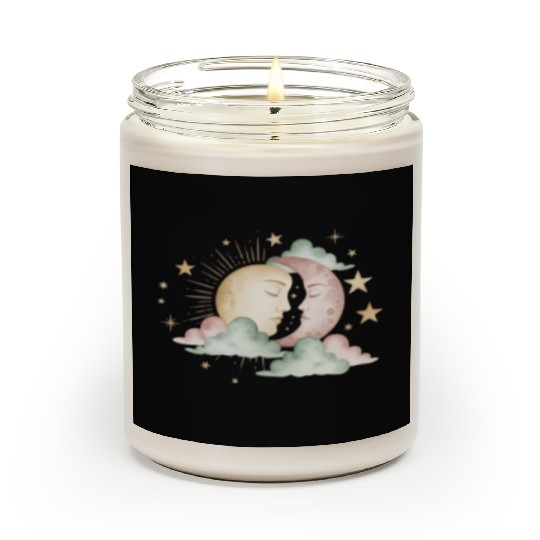 Sun & Moon Embrace Scented Candles design