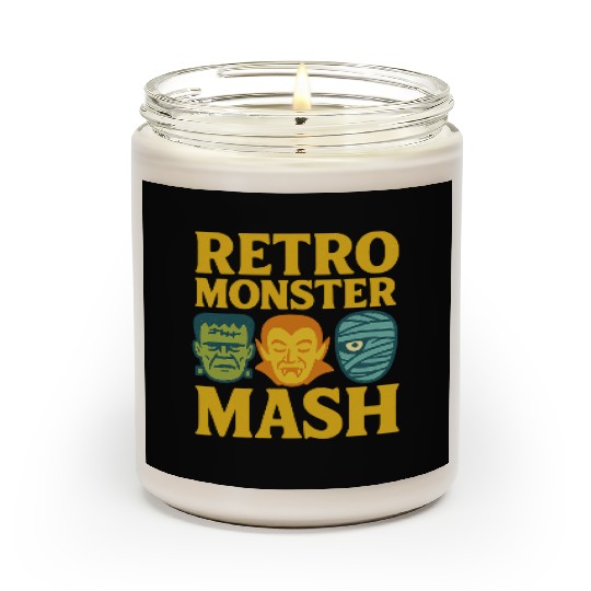 Retro Monster Mash Scented Candles Design