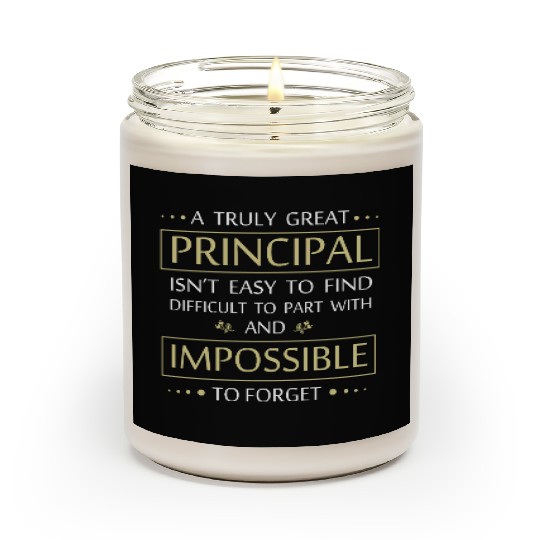 School Principal Teacher Appreciation Scented Candles