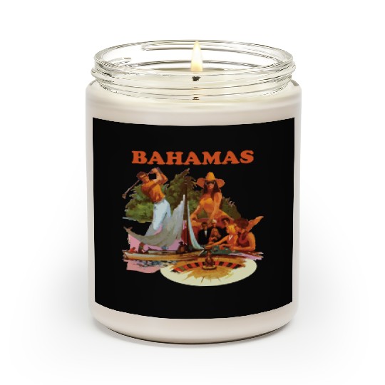 Bahamas, Collage Scented Candles