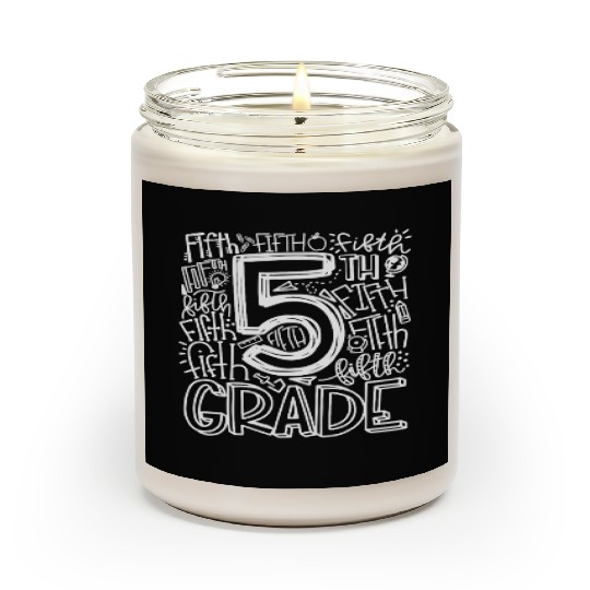 5th Grade Typography Team Fifth Grade Teacher Back Scented Candles