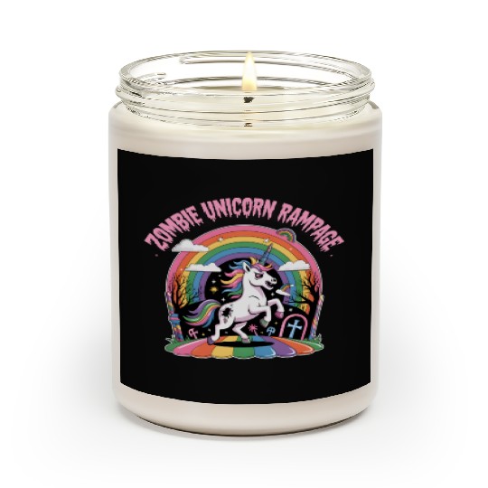 Magical Unicorn Rainbow Dream Scene Scented Candles