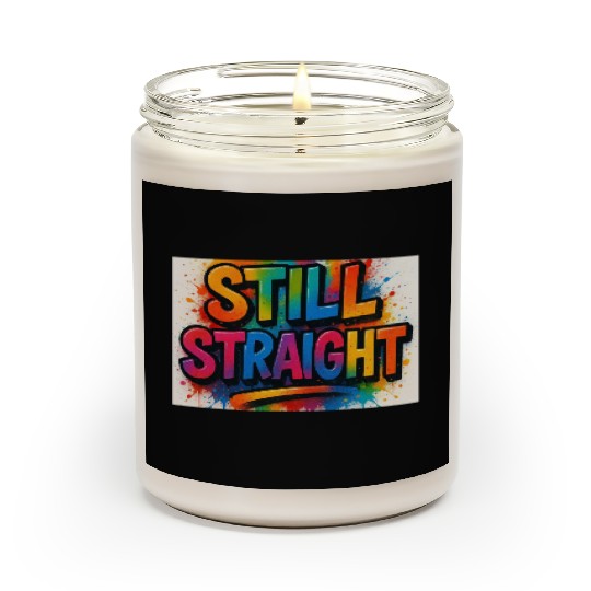 Still Straight Multi Colors Scented Candles