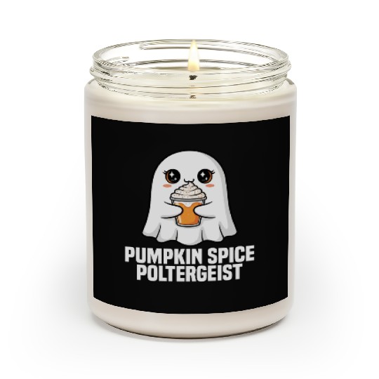 PUMPKIN SPICE POLTERGEIST - GHOST HALLOWEEN Scented Candles