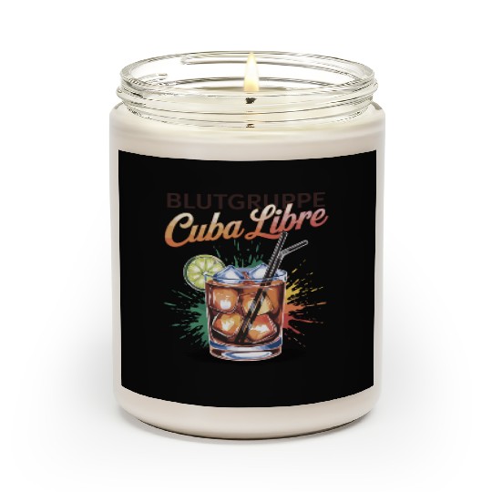 Blutgruppe Cuba Libre Cocktail Bartender Scented Candles