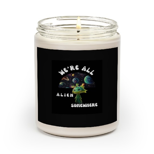 Galactic Alien Adventure Design Scented Candles