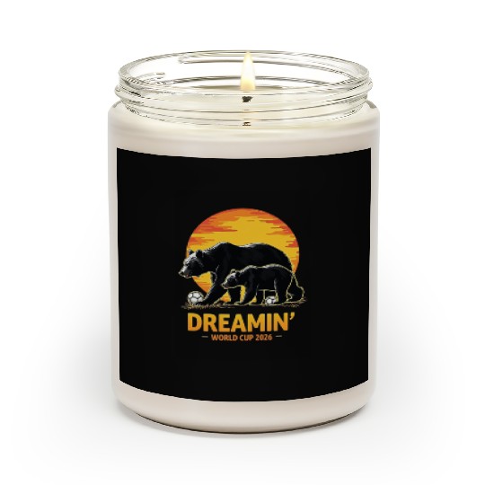 California Dreamin’ – World Cup 2026 Soccer Bear T Scented Candles