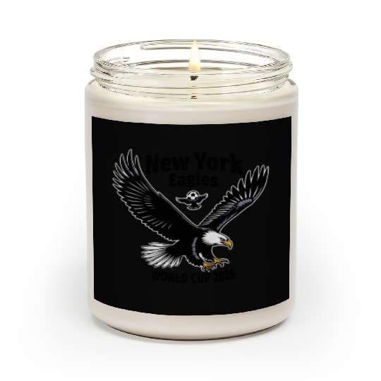 Patriotic Eagle Soccer Scented Candles – USA World Cup 2026