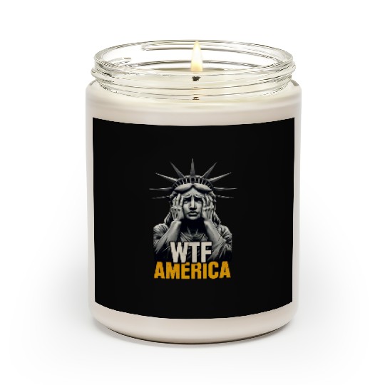 Contemporary Statue of Liberty Parody Design Scented Candles