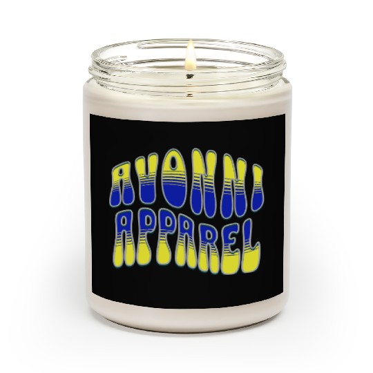 Vibrant Summer Aloha Sunset Design Scented Candles