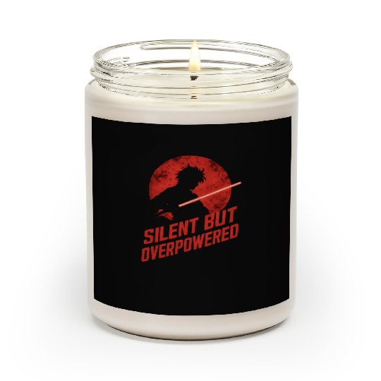 Silhouette Jedi with Red Moon Scented Candles