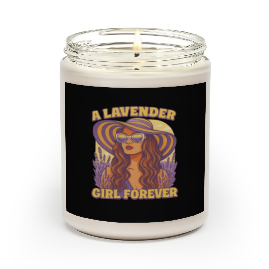 lavender girl Scented Candles