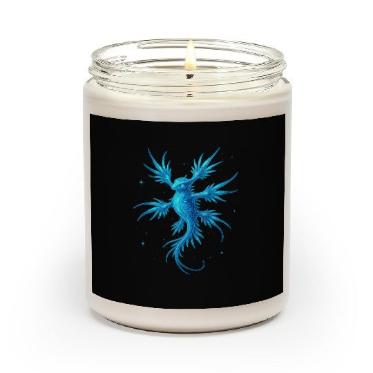 Ethereal Celestial Sea Dragon Design Scented Candles