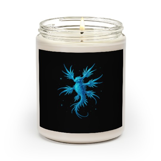 Ethereal Celestial Sea Dragon Design Scented Candles