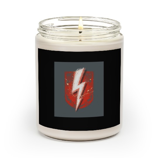 Red Lightning Bolt Graphic – Superhero Thunder Scented Candles