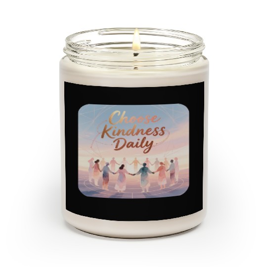 Choose Kindness Daily Inspirational Design Scented Candles