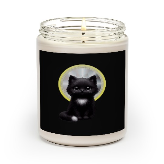 Mystic Midnight Cat  Scented Candles