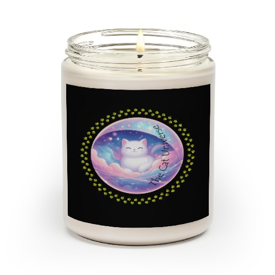 The Cat Universe – Kawaii Cosmic Cat in Dreamy Spa Scented Candles