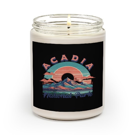 Cadi National Park Sunset Mountain Design Scented Candles