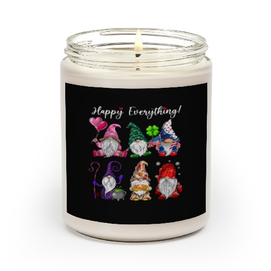 Happy Everything Gnomes Every Seasons All Year Scented Candles