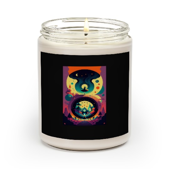 Dancing Alice on the Psychedelic Path Scented Candles