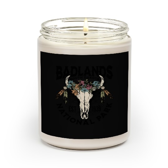 Badlands National Park South Dakota Nature Buffalo Scented Candles