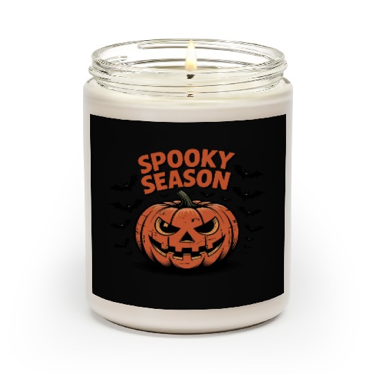 Spooky Season Pumpkin Scented Candles