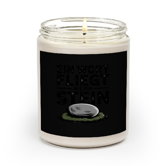 Do Not Disturb Rock Resting Peacefully on Grass Scented Candles