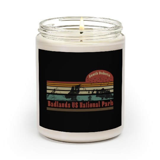 Badlands US National Park South Dakota Travel Scented Candles