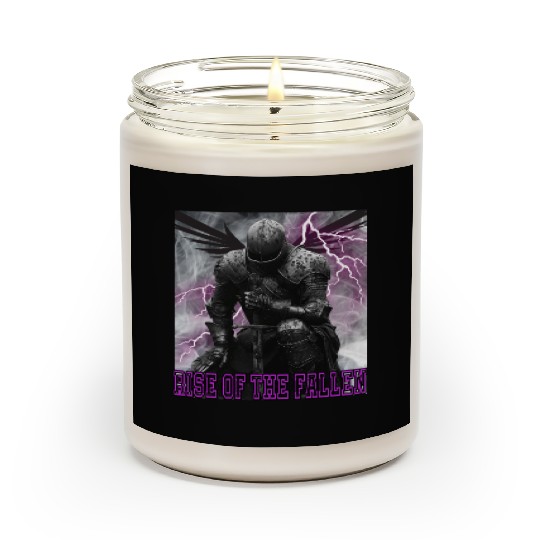Rise of The Fallen Knight Dark Fantasy Warrior Scented Candles