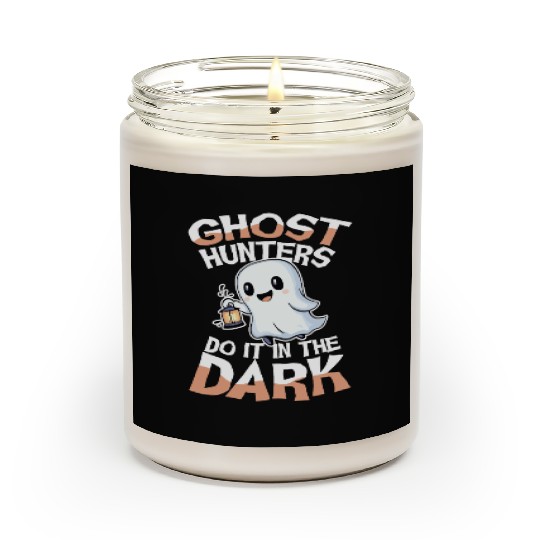 Ghost Hunters Do It In The Dark Cute Ghost Scented Candles