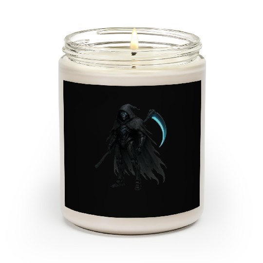 Midnight Warden  Robot  Futuristic Cloak Design Scented Candles