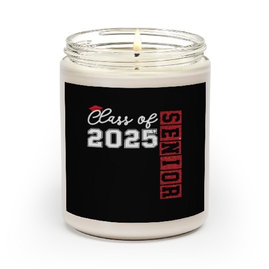 Class Of 2025 Senior Glitter Scented Candles