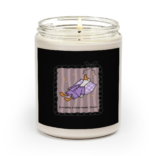 Silly Goose in Honk-Mode Pajama Design Scented Candles