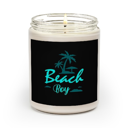 Neon Beach Boy Nostalgia Design Scented Candles