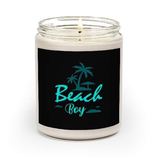 Neon Beach Boy Nostalgia Design Scented Candles
