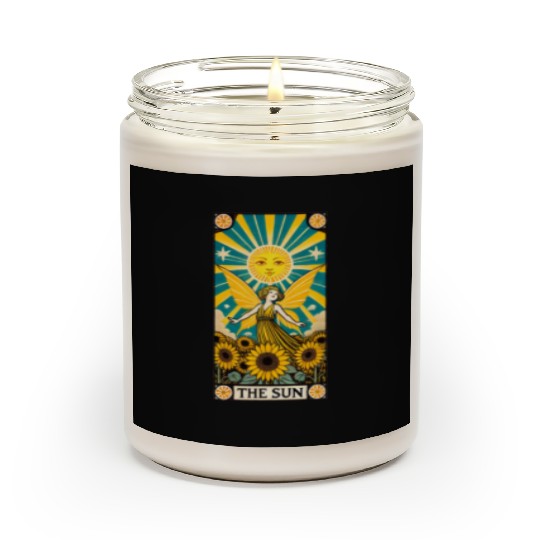 Sun Fairy Tarot Card Design Scented Candles