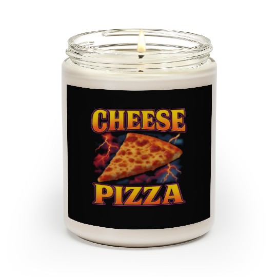 Cheese Pizza Favorite Food Weird 90s Cheese Pizza Scented Candles