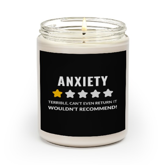 Abstract Anxiety and Emotions Illustration Scented Candles